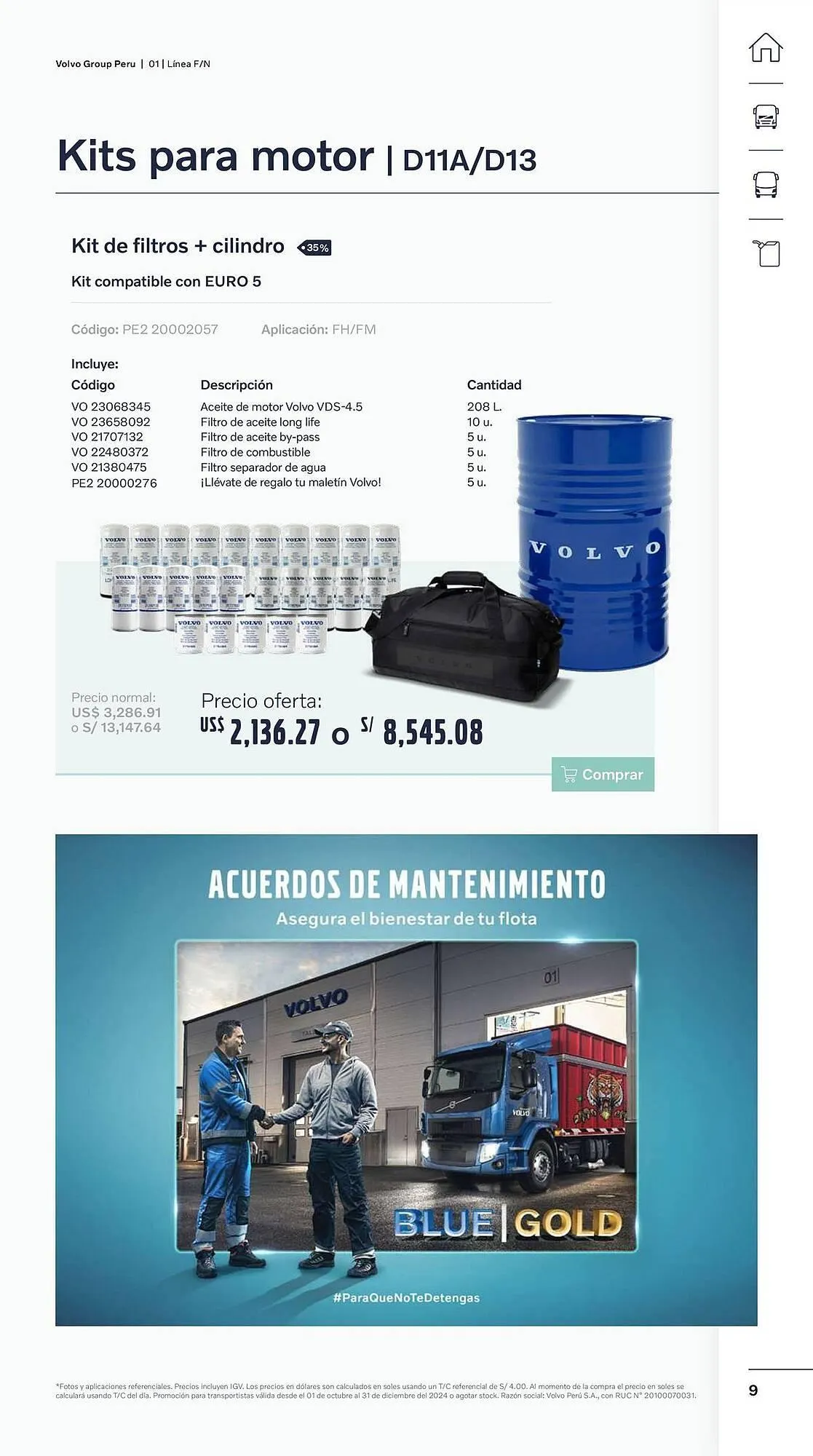 Catalogo de Catálogo Volvo 29 de octubre al 31 de diciembre 2024 - Pag 9