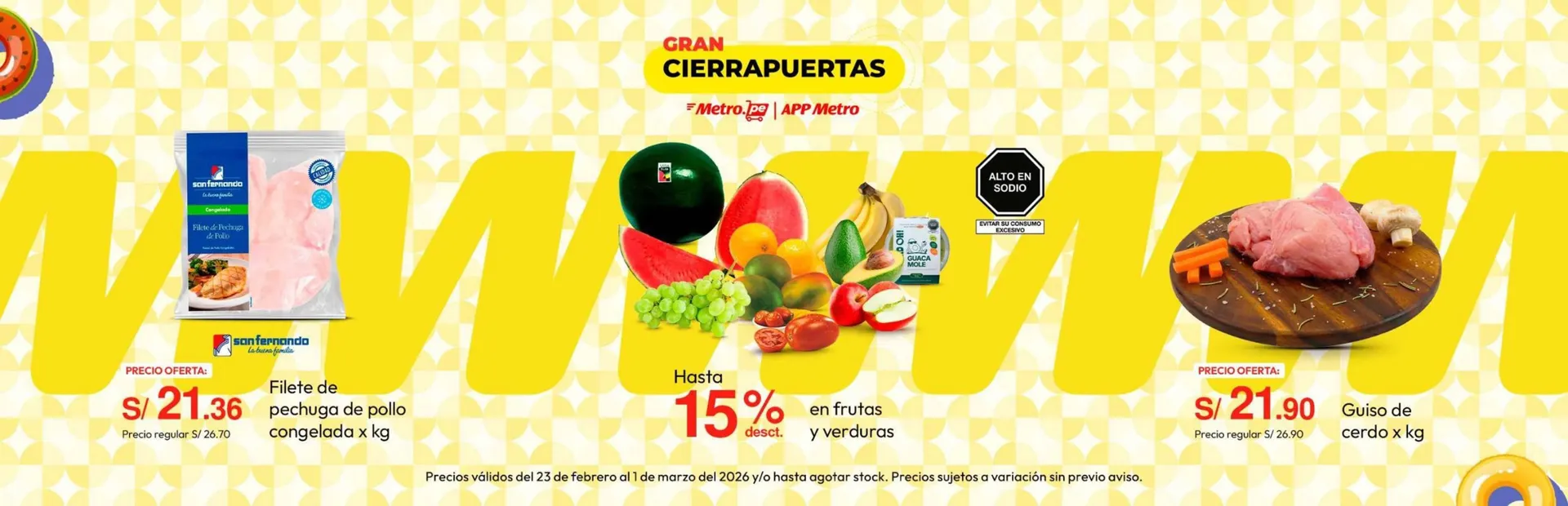 Catalogo de Catálogo Metro 23 de febrero al 1 de marzo 2026 - Pag 3