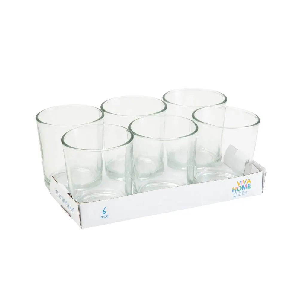 Set de Vasos Bajos VIVA HOME Caja 6un