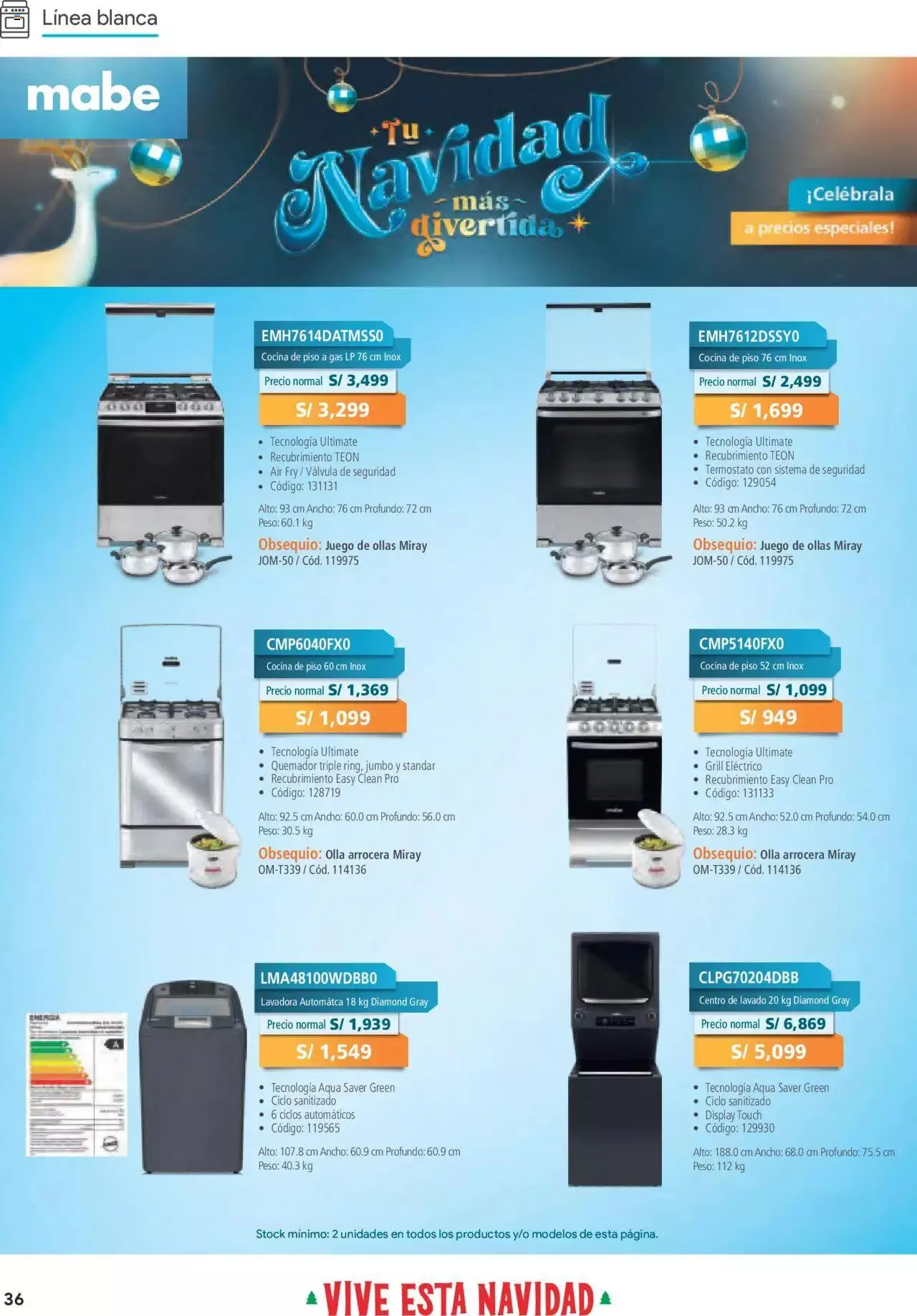 Catalogo de Catálogo Hiraoka 12 de diciembre al 31 de diciembre 2023 - Pag 36