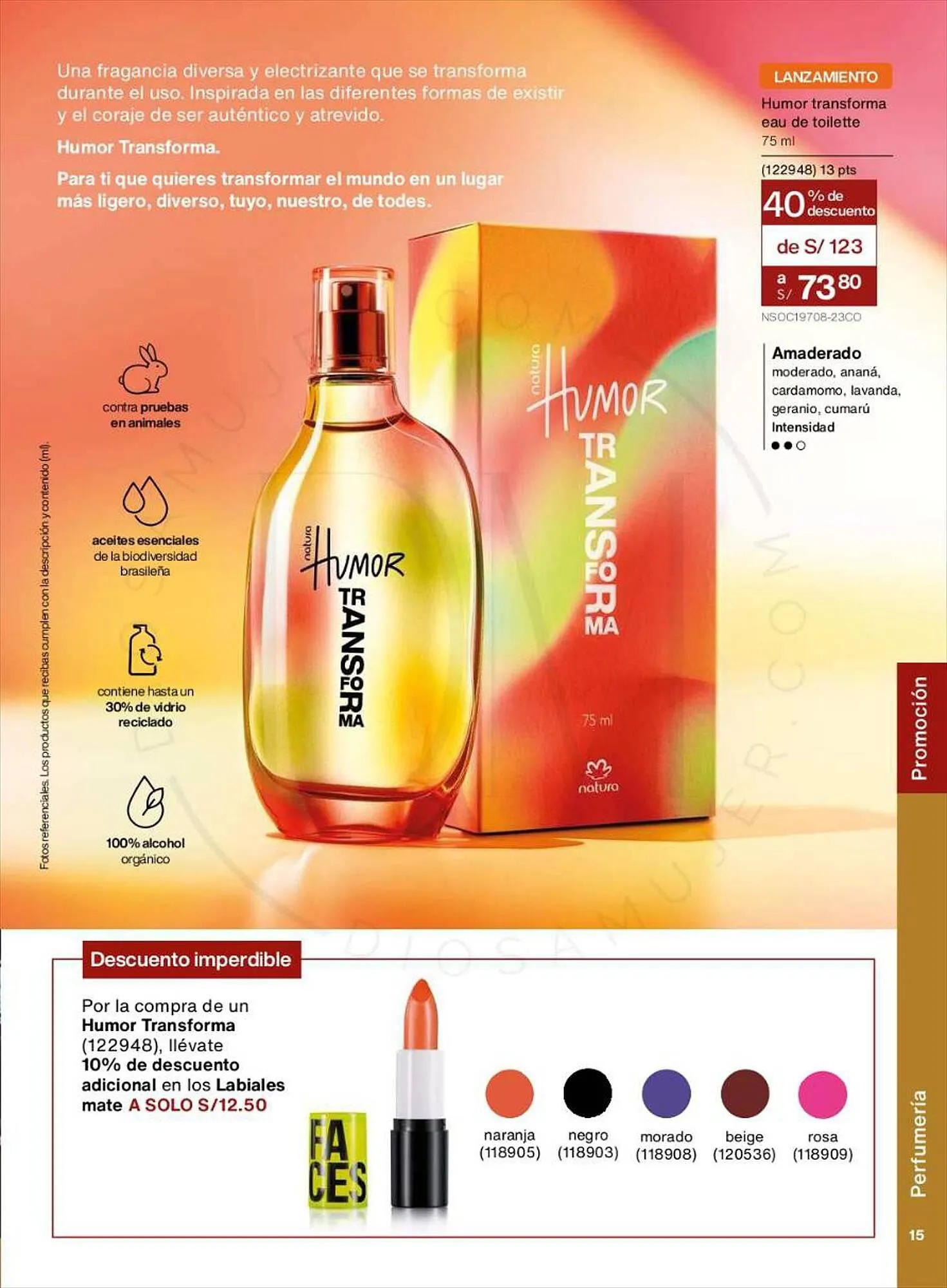 Catalogo de Catálogo Natura 5 de setiembre al 14 de setiembre 2023 - Pag 15