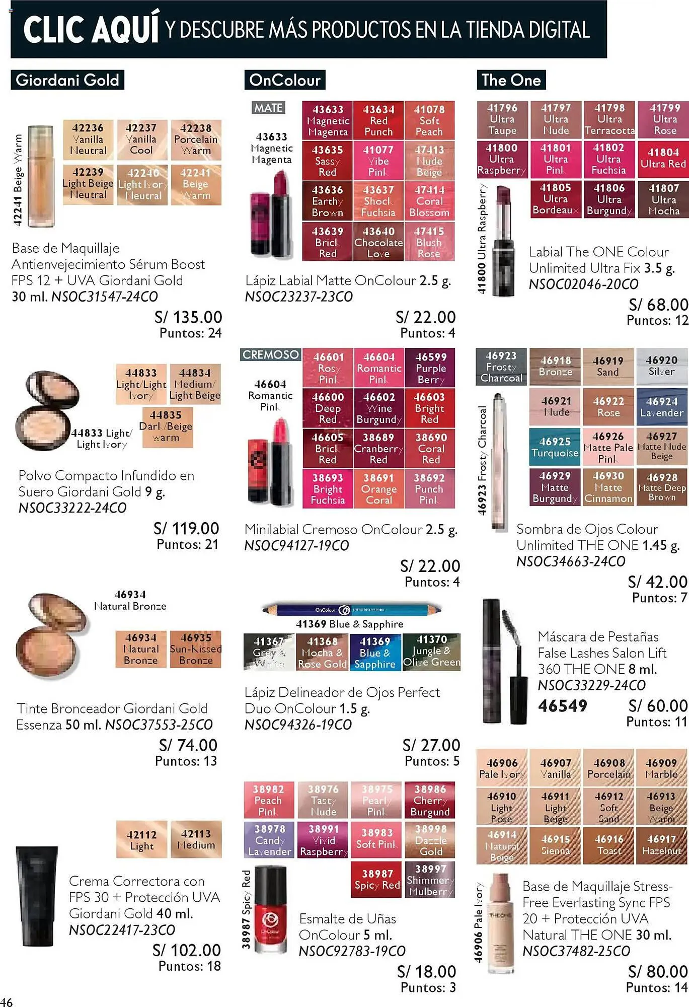 Catalogo de Catálogo Oriflame 15 de noviembre al 6 de diciembre 2025 - Pag 46