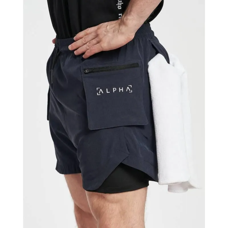 Short deportivo Hombre - Short gym con licras - Ropa deportiva hombre