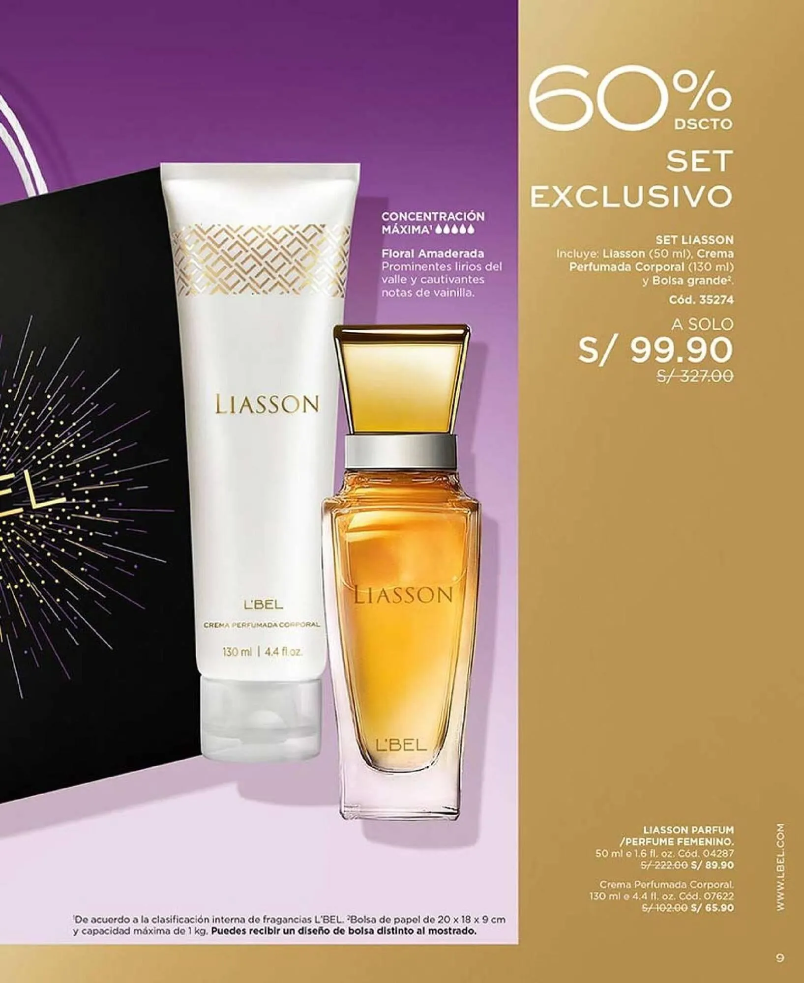 Catalogo de Catálogo L'Bel 1 de marzo al 31 de marzo 2026 - Pag 9