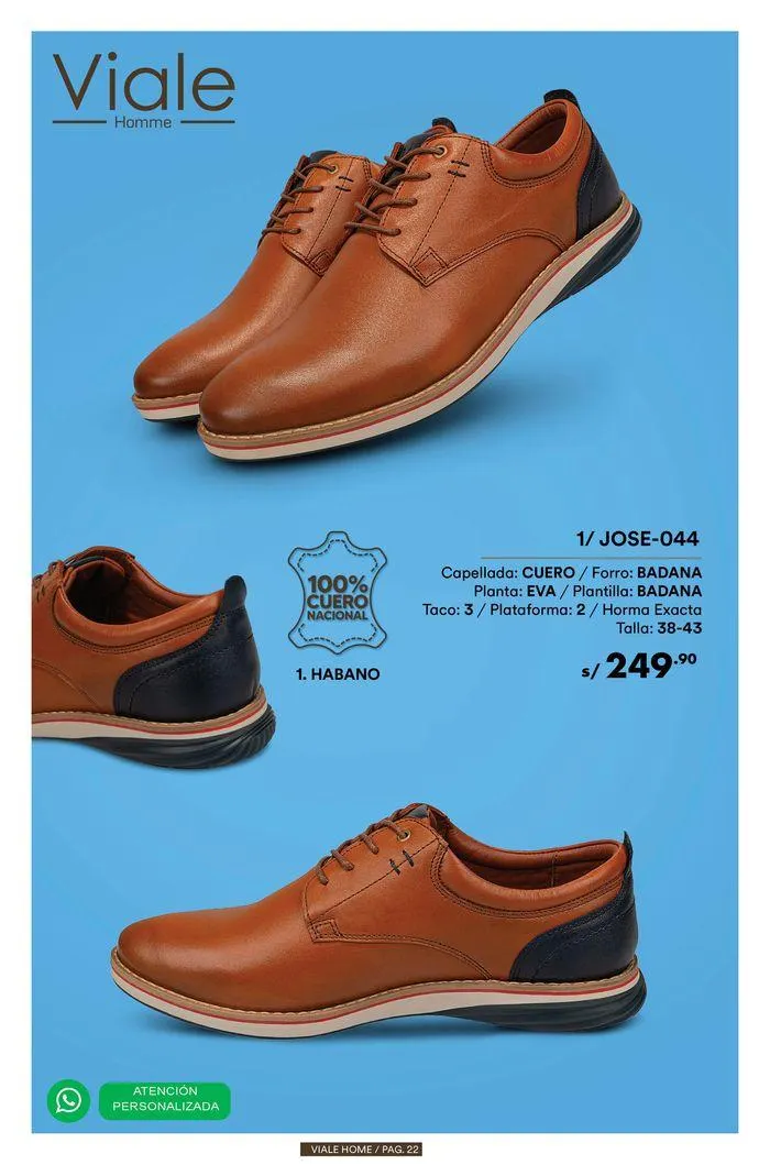 Catalogo de Calzados de Caballeros  11 de julio al 31 de julio 2024 - Pag 22
