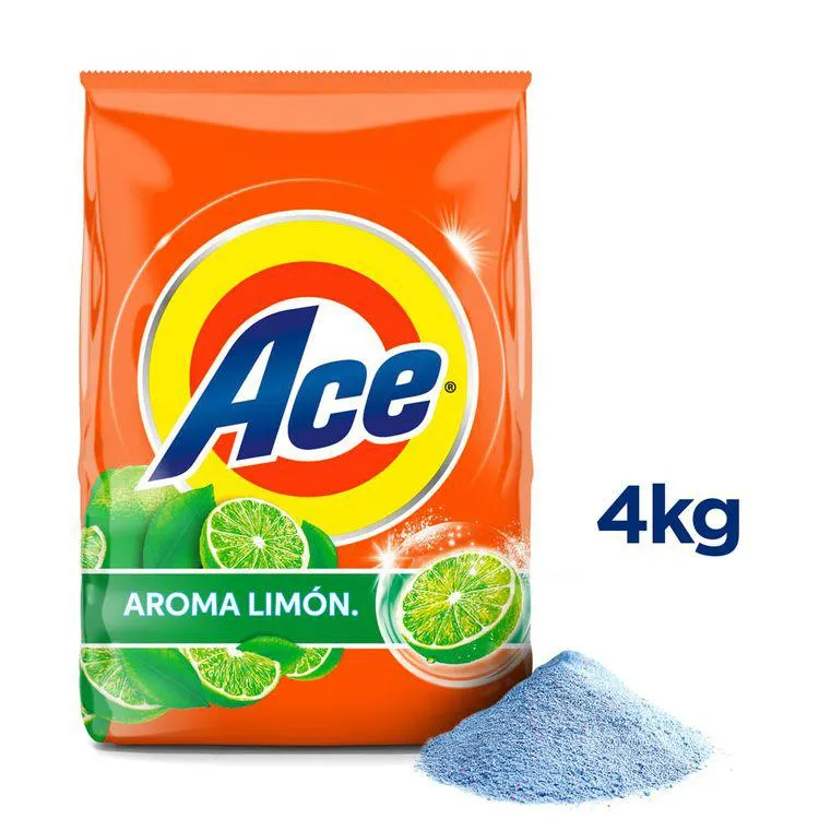 Detergente en Polvo Ace Limón 4kg