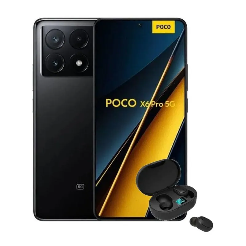 Xiaomi Poco X6 Pro 5G 512gb 12gb Ram Dual Sim NEGRO + AUDIFONO INALAMBRICO.