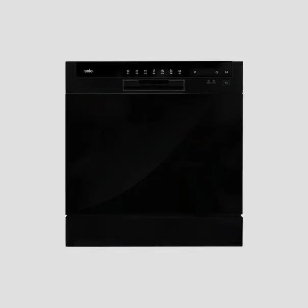 Lavaplatos de libre Instalación Sole 8 Sets Black