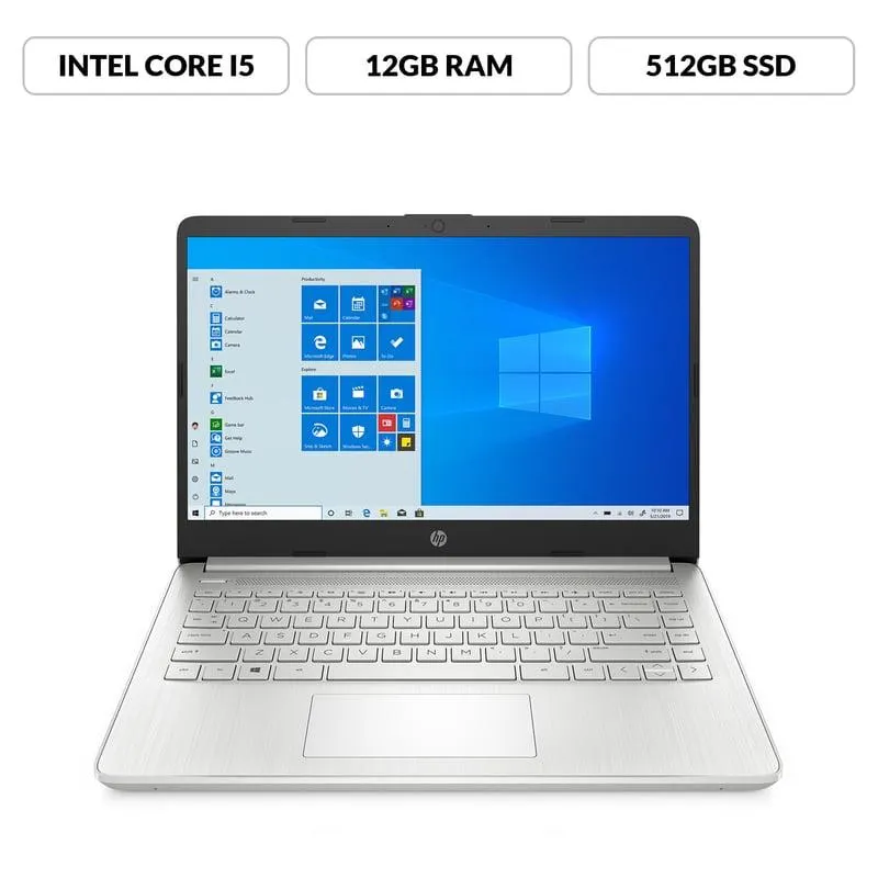 Laptop Hp Intel Core I5 12GB 512GB SSD 12va Gen 14" 14-dq5005la