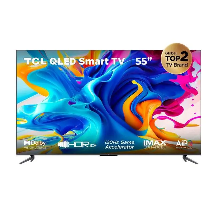 TV TCL 55" QLED 4K UHD Smart Google TV 55C645