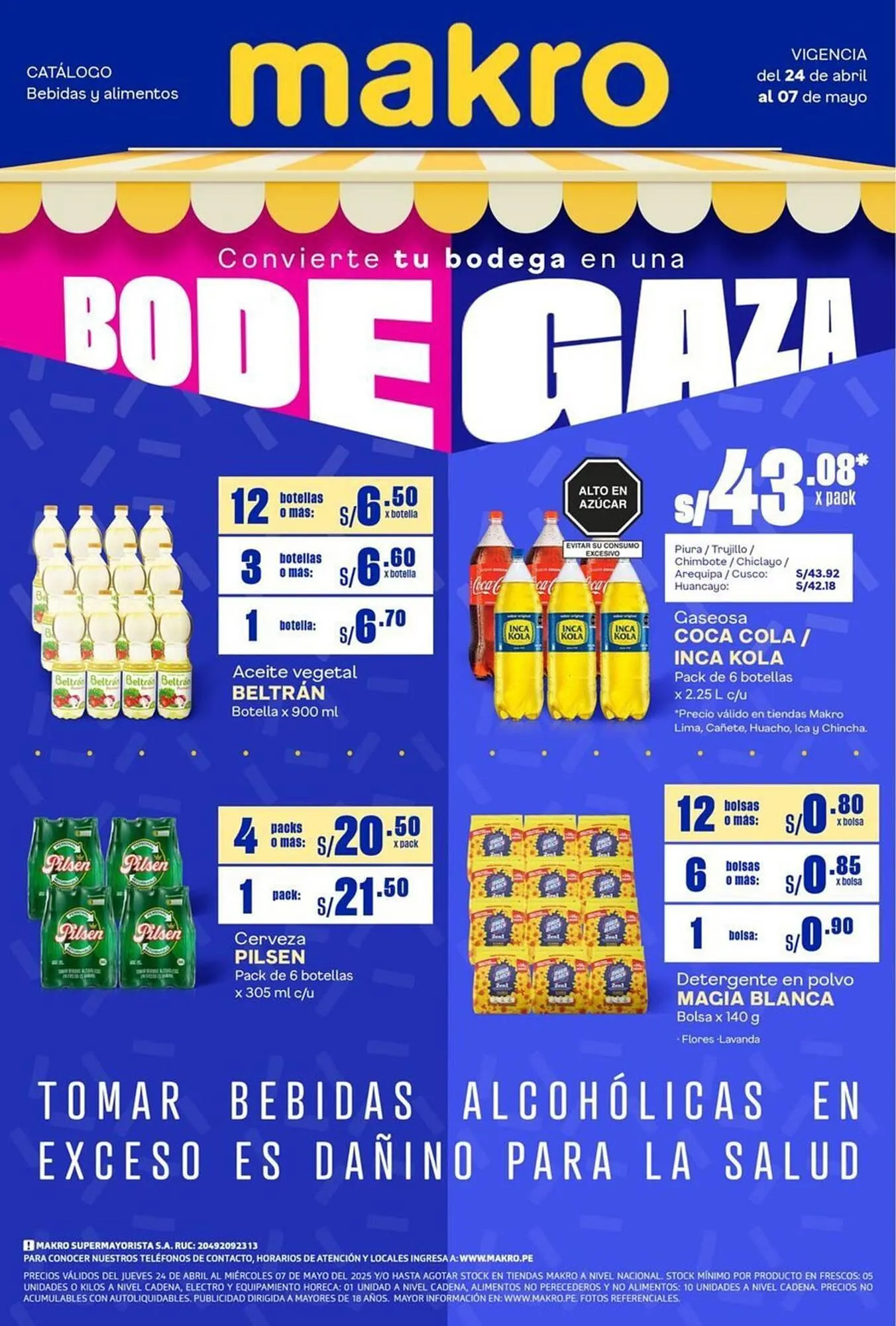 Catalogo de Catálogo Makro 24 de abril al 7 de mayo 2025 - Pag 1