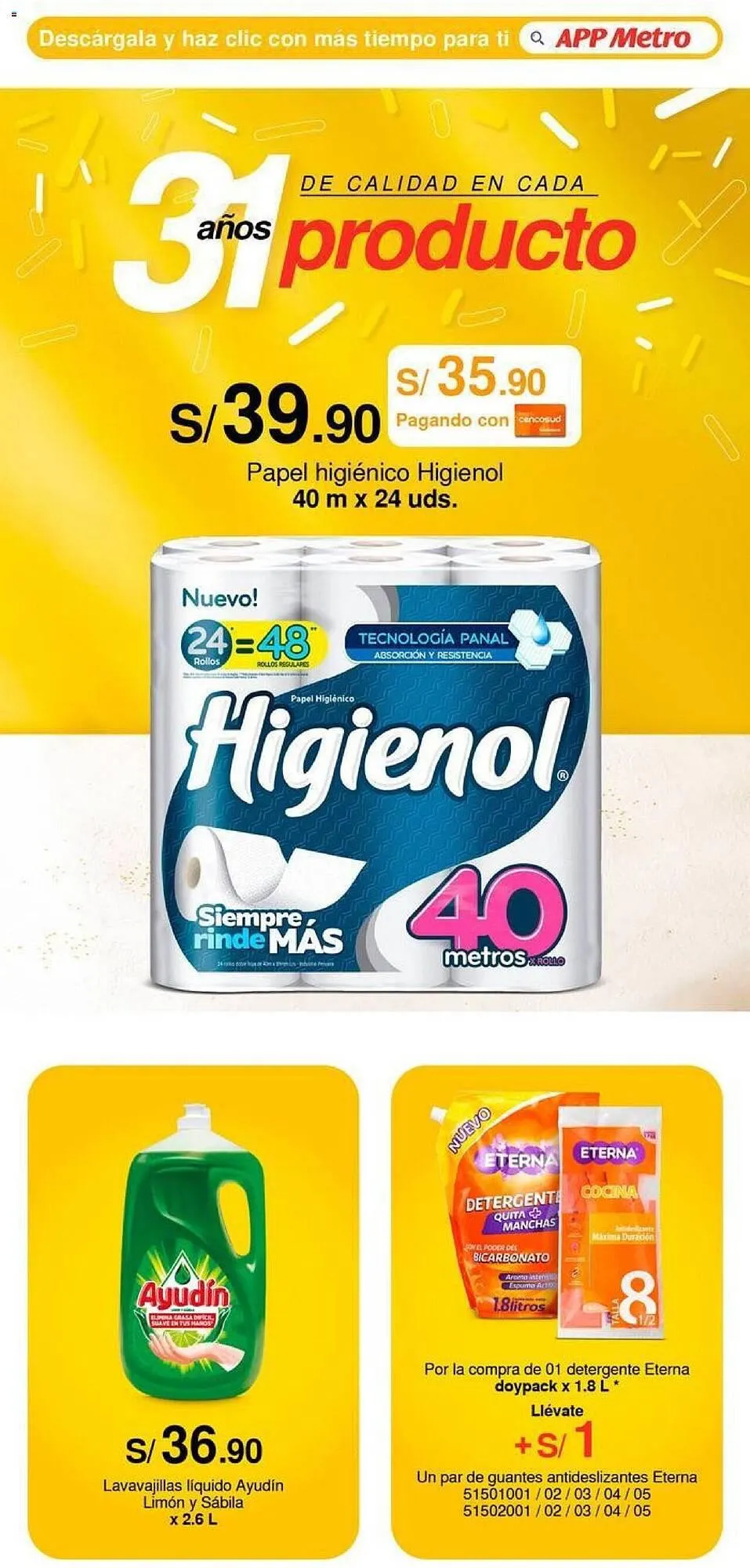 Catalogo de Catálogo Metro 21 de setiembre al 11 de octubre 2023 - Pag 29