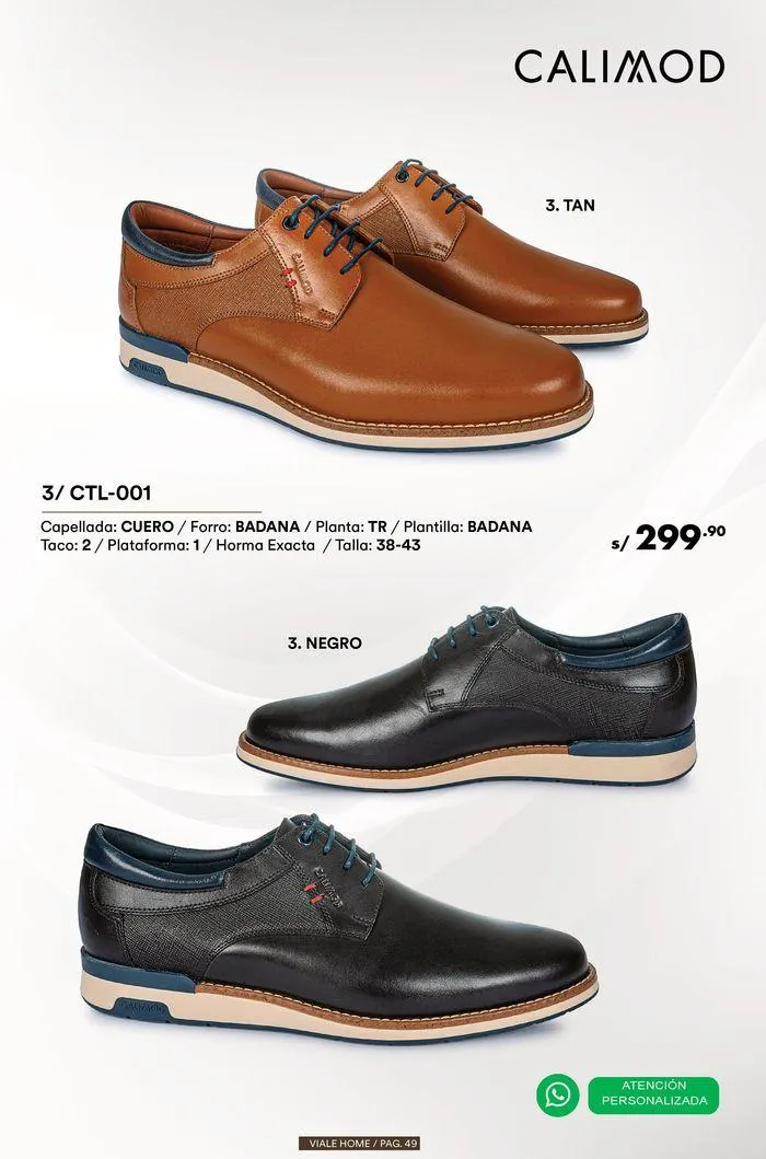 Catalogo de Calzados de Caballeros 11 de julio al 31 de julio 2024 - Pag 49