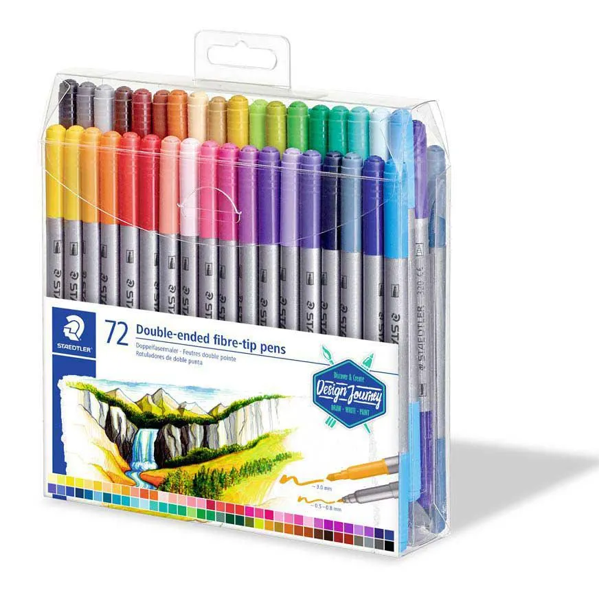 Set Marcadores Staedtler Doble Punta X 72