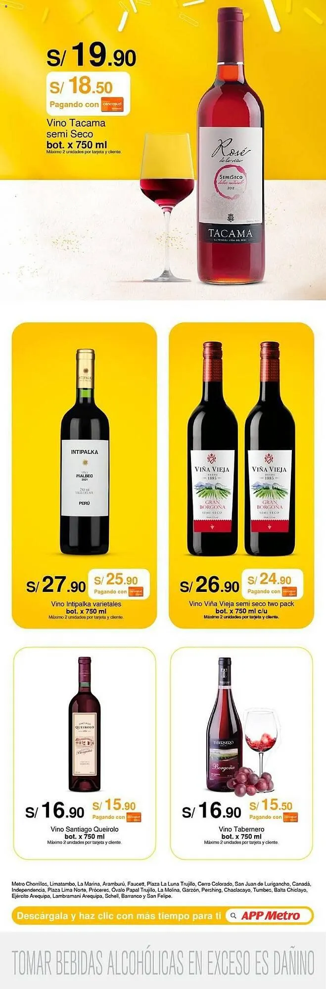 Catalogo de Catálogo Metro 21 de setiembre al 11 de octubre 2023 - Pag 20