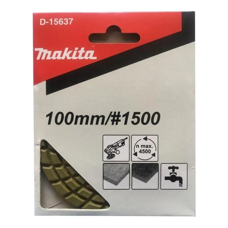 Disco Pulidor Diamantado 4 Verde Claro P Granito Makita D-15637