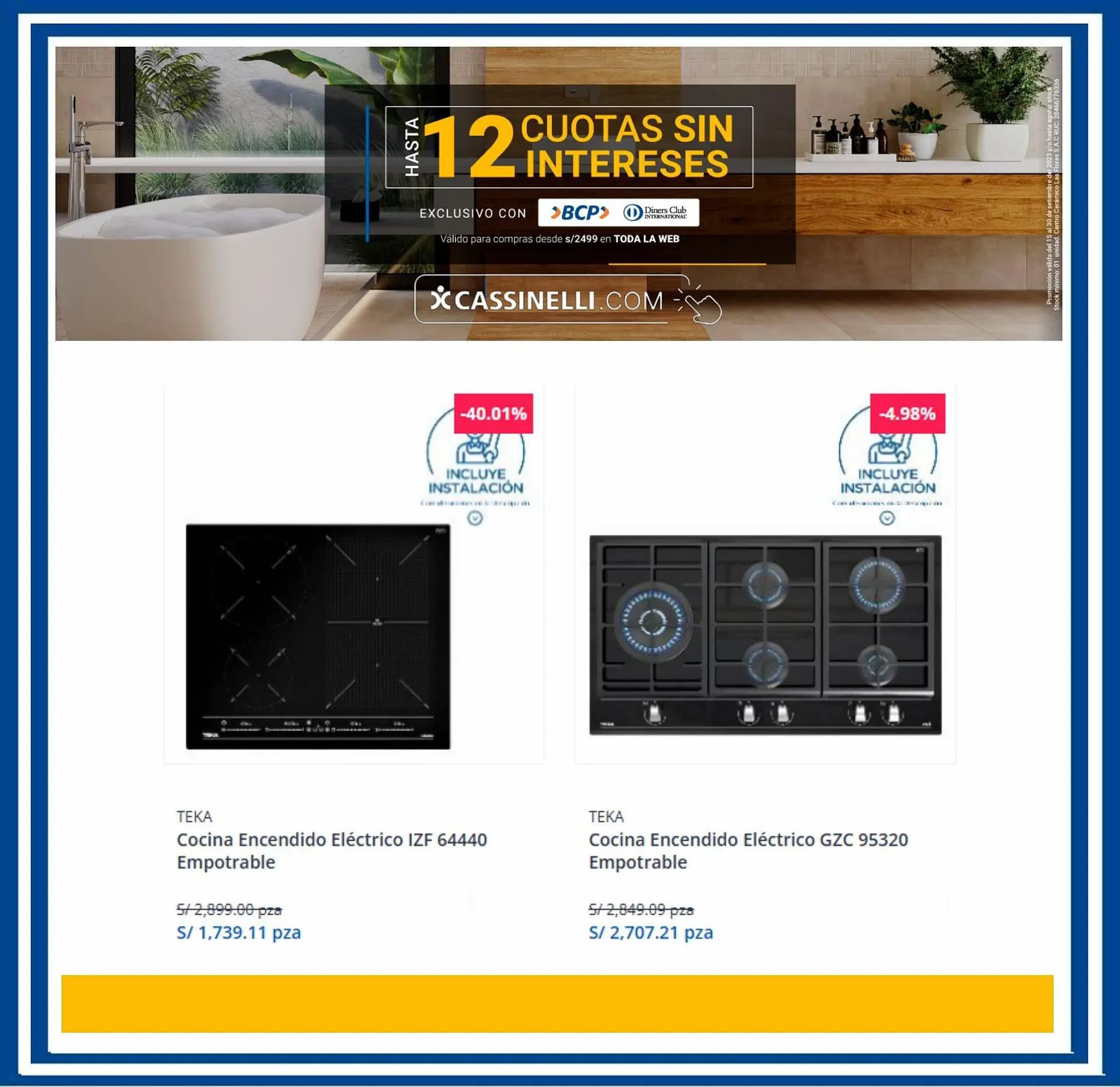 Catalogo de Catálogo Cassinelli 26 de setiembre al 4 de octubre 2023 - Pag 3