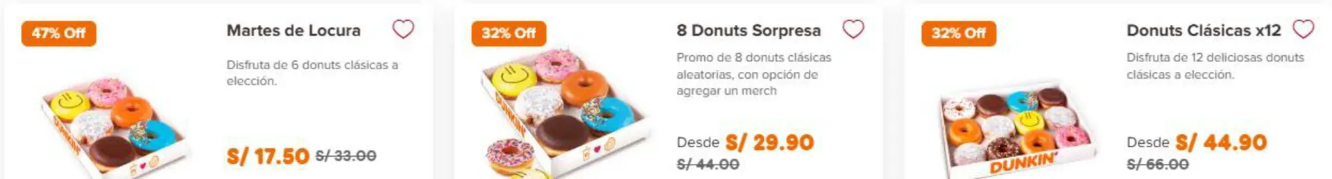 Catálogo Dunkin Donuts - 1