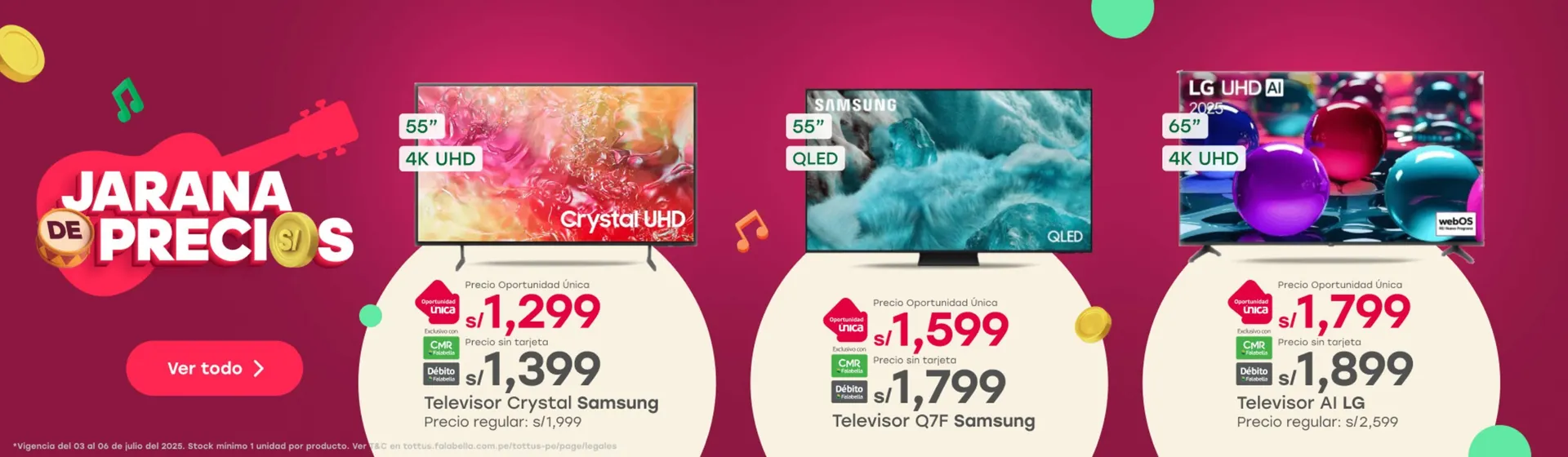 Catalogo de Catálogo Tottus 3 de julio al 6 de julio 2025 - Pag 1