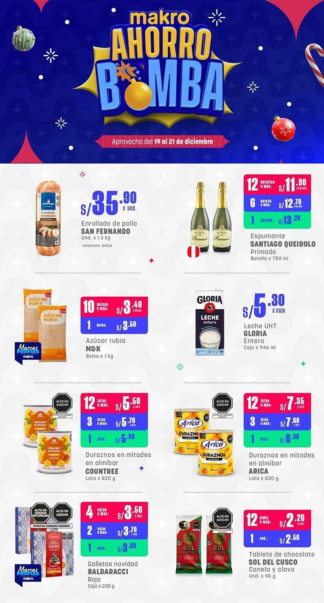 Catalogo de Catálogo Makro 19 de diciembre al 21 de diciembre 2025 - Pag 1