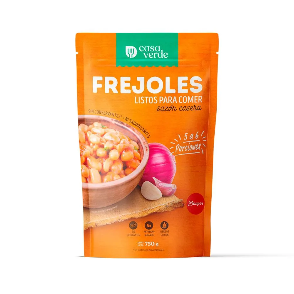 Frejoles listos para comer x 750 gr.