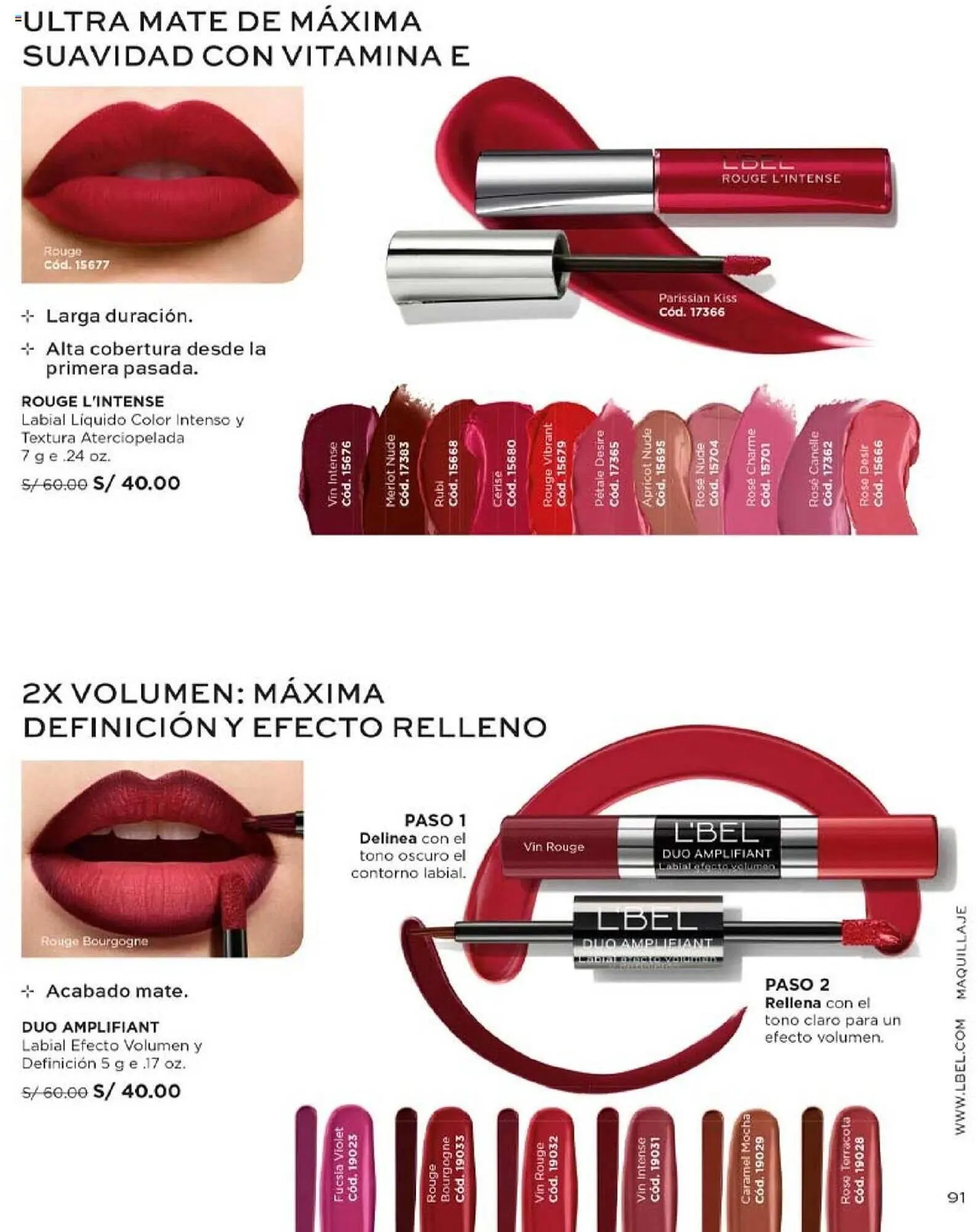 Catalogo de Catálogo L'Bel 1 de octubre al 31 de octubre 2024 - Pag 91