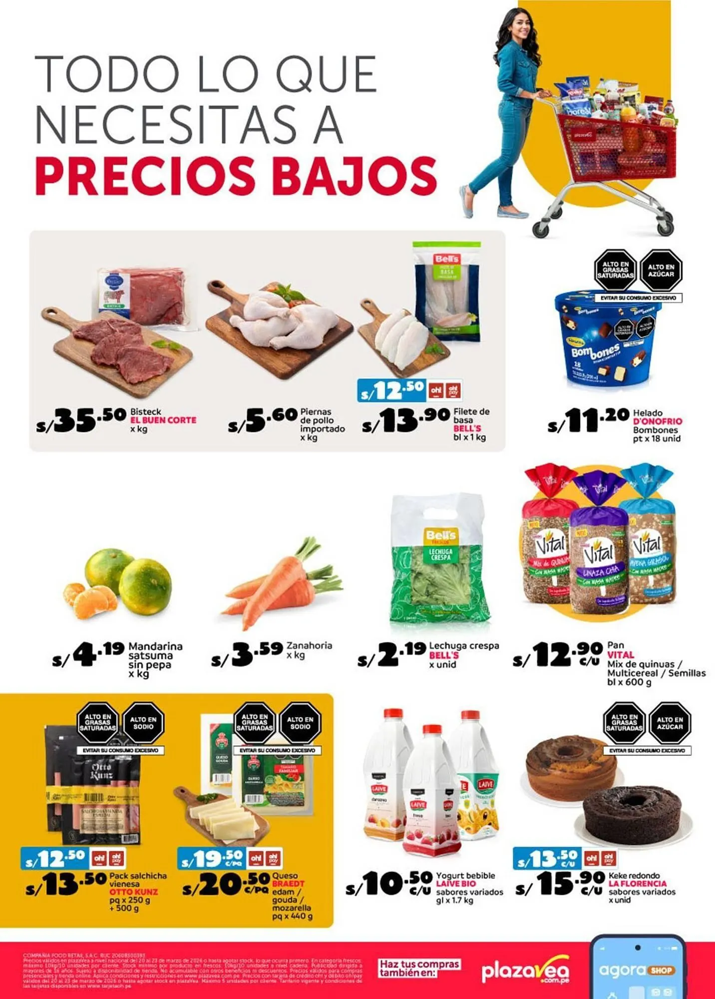 Catalogo de Catálogo Plaza Vea 20 de marzo al 23 de marzo 2026 - Pag 1