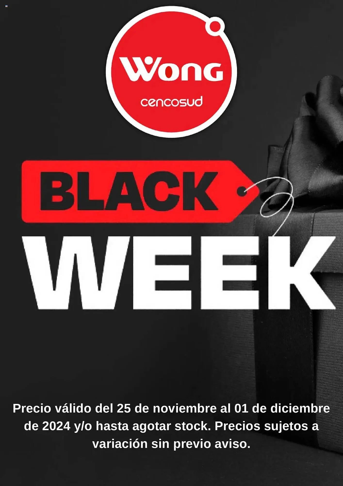 Catalogo de Catálogo Wong 26 de noviembre al 1 de diciembre 2024 - Pag 1