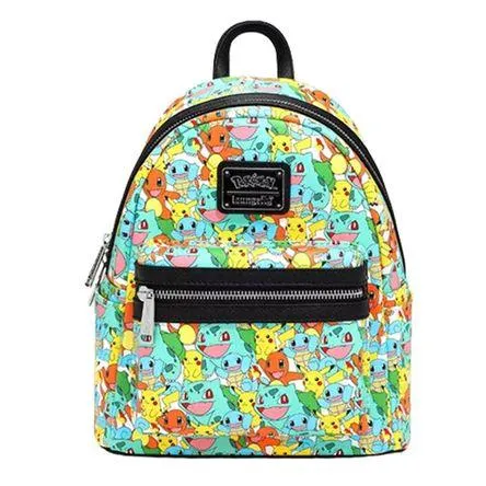 Mochila Pokemon Loungefly Kanto Starters - CI-LOUNKANT