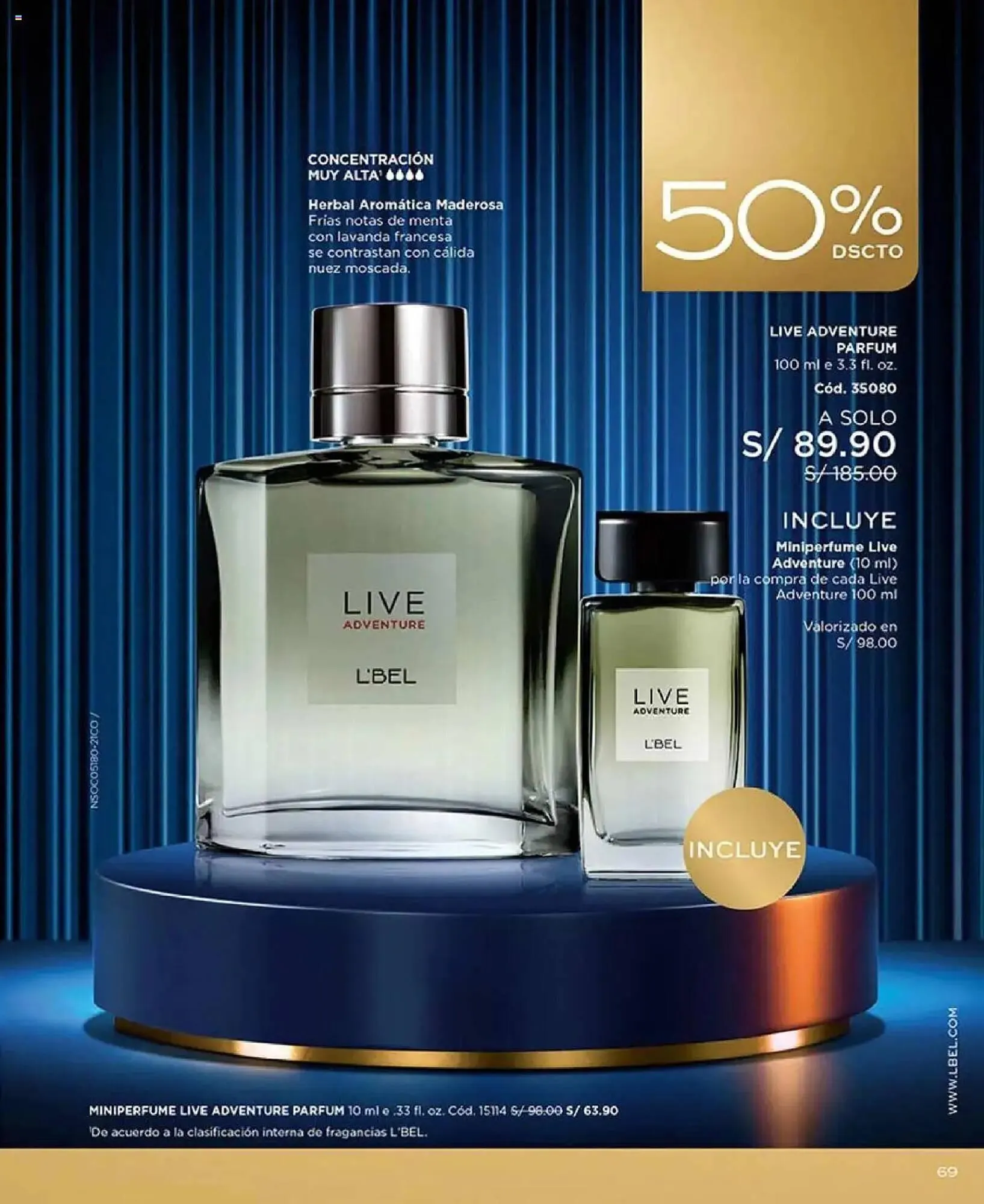 Catalogo de Catálogo L'Bel 22 de abril al 31 de mayo 2025 - Pag 69