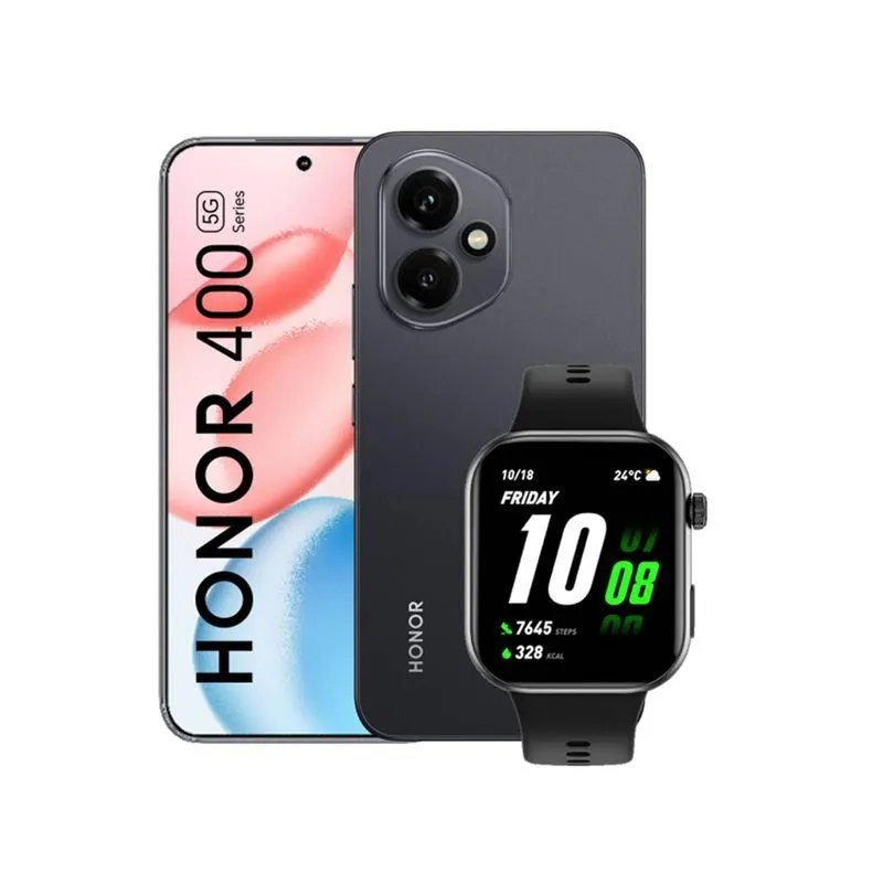 HONOR 400 12GB+512GB Midnight Black + Watch 2i