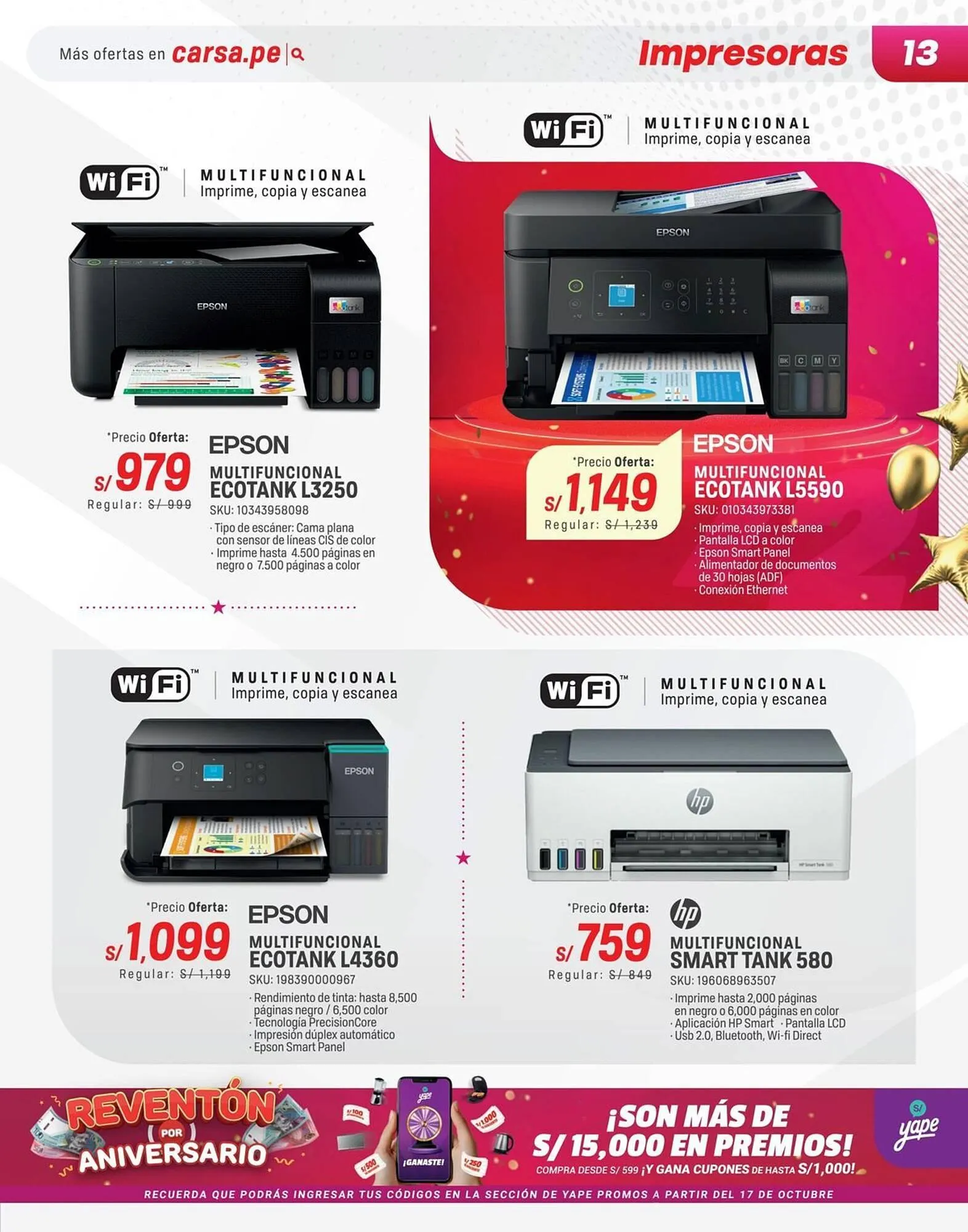 Catalogo de Catálogo Carsa 14 de octubre al 28 de octubre 2025 - Pag 13