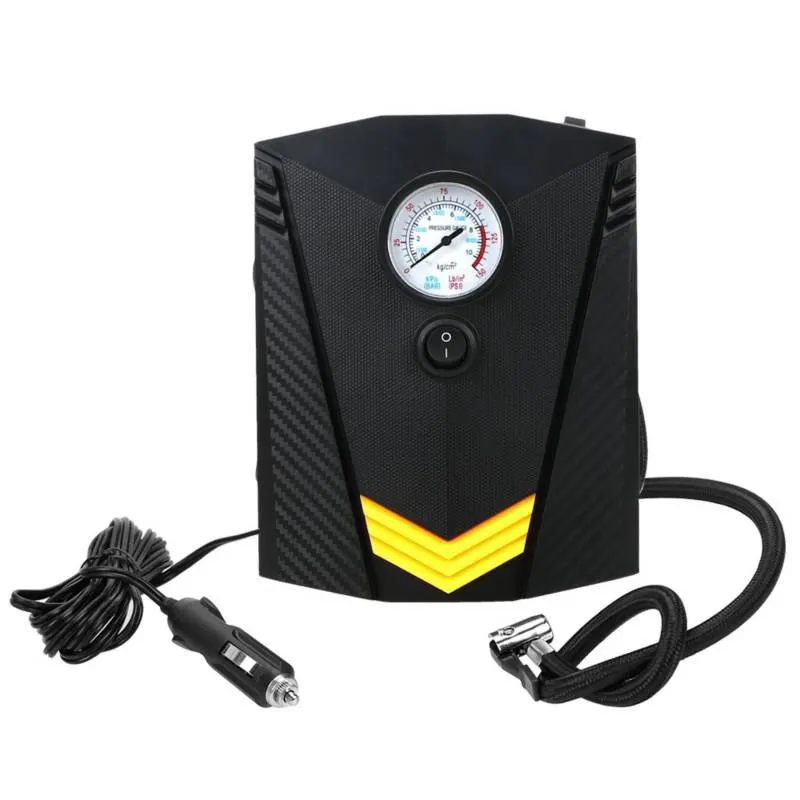 Mini Compresor Analógico 12V 150 psi Inflador de Neumáticos