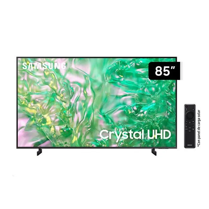 TV Samsung 85" LED Crystal 4K UHD Tizen DU8000 (2024)