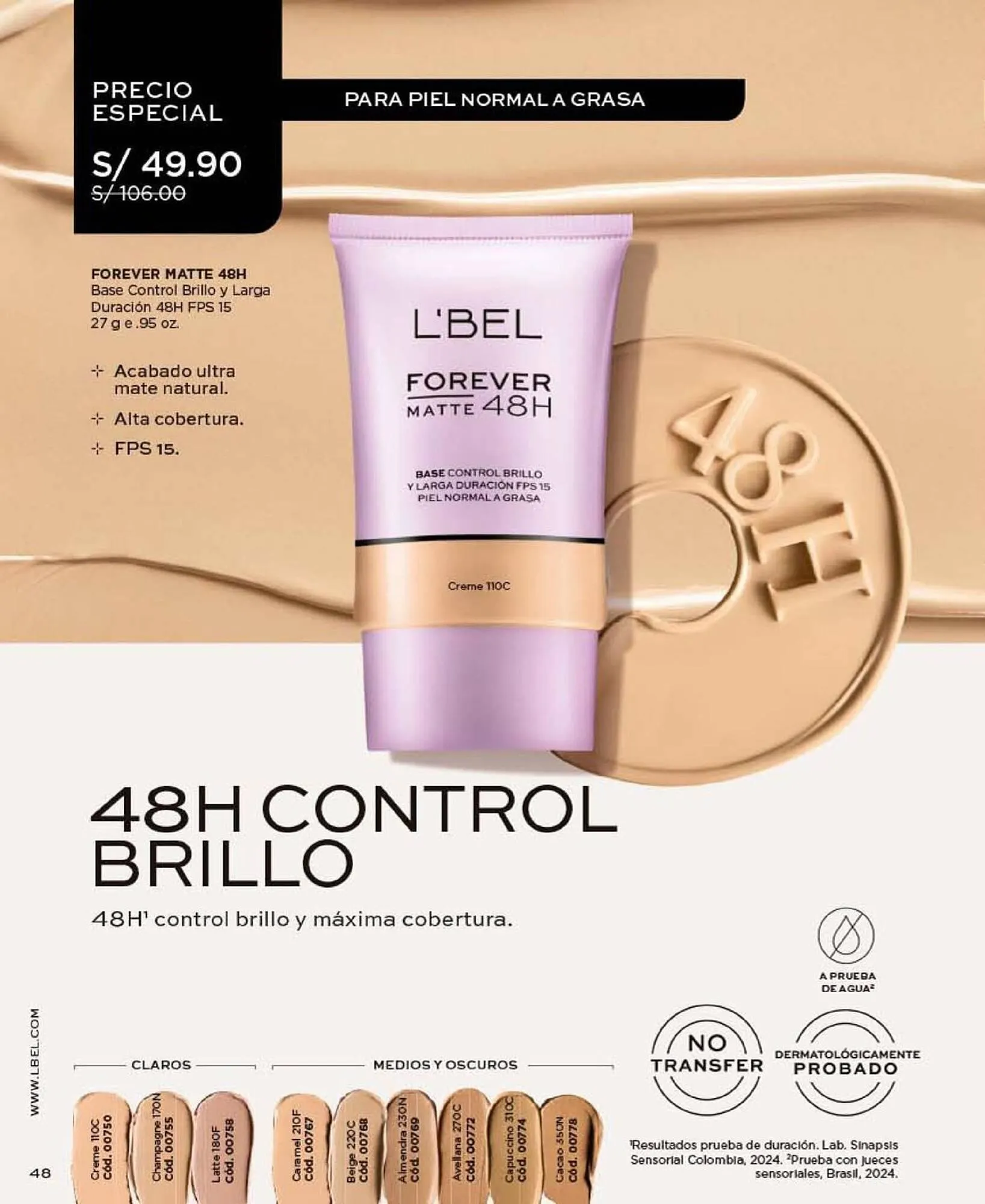 Catalogo de Catálogo L'Bel 8 de julio al 31 de diciembre 2025 - Pag 48