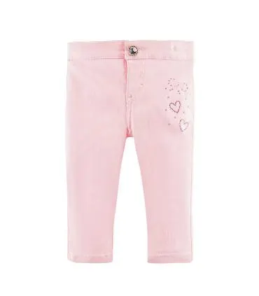 Pantalón con Bordado Rosado | Colección Ribbons