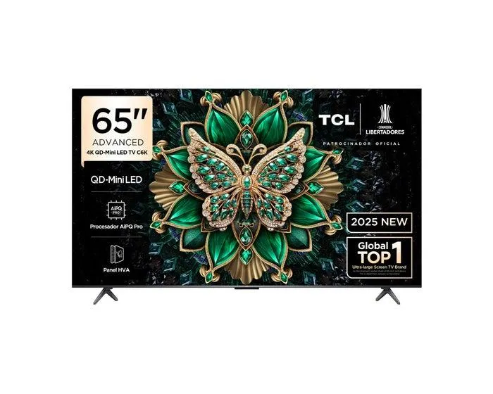 Televisor TCL SMART TV 65" QD MINILED 4K UHD 65C6K