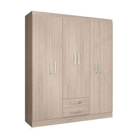 Ropero Cali 6 Puertas 2 Cajones 2 Repisas MDP Almendra Orange