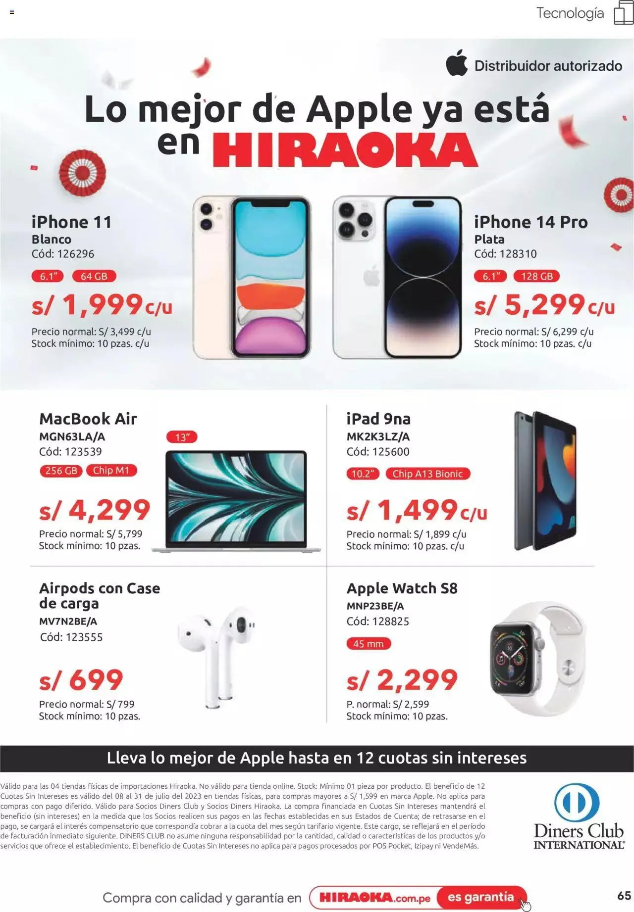 Catalogo de Catálogo Hiraoka 8 de julio al 31 de julio 2023 - Pag 65