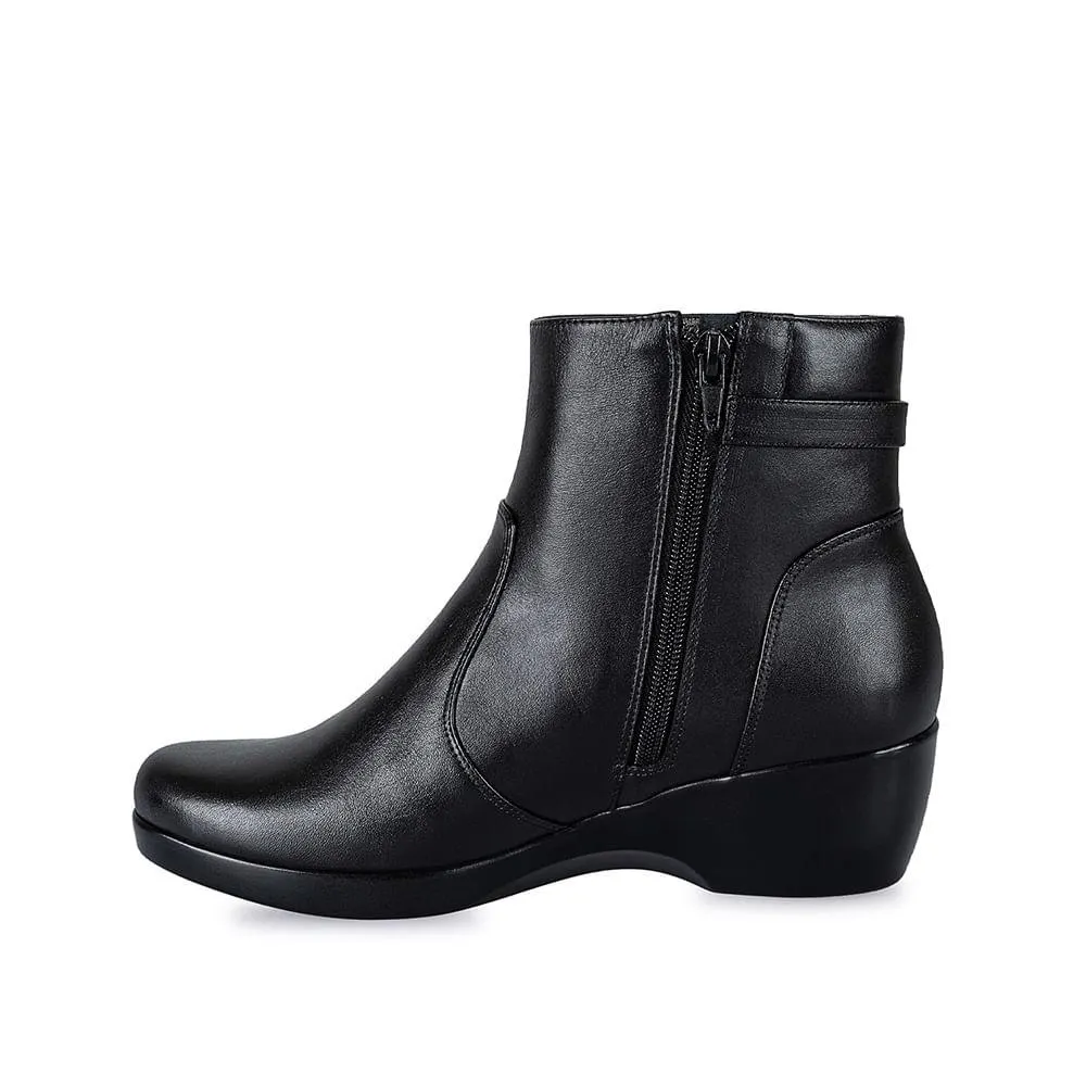 Botin Jodhpur Casual DAYA-2413 Negro Viale Cuero