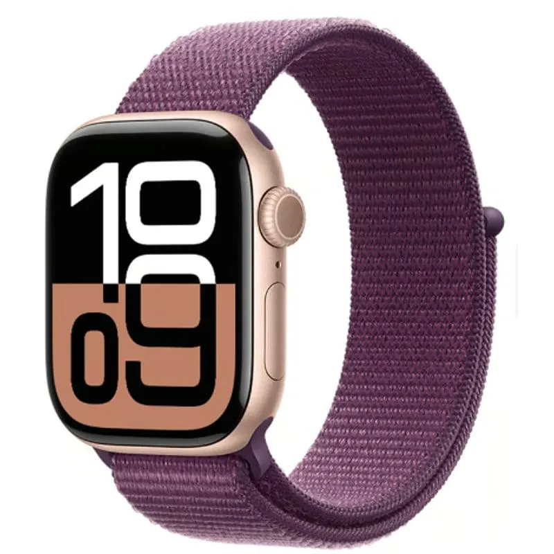Apple Watch Series 10 GPS 42mm Rose Gold Correa Loop Ciruela A2997