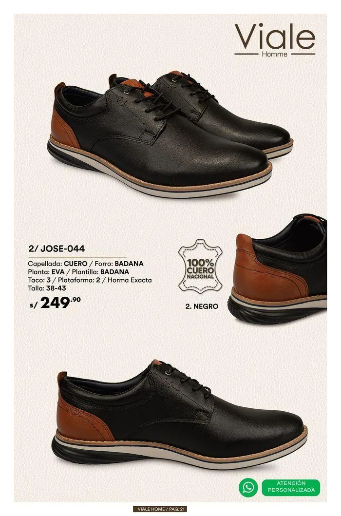 Catalogo de Calzados de Caballeros  11 de julio al 31 de julio 2024 - Pag 21