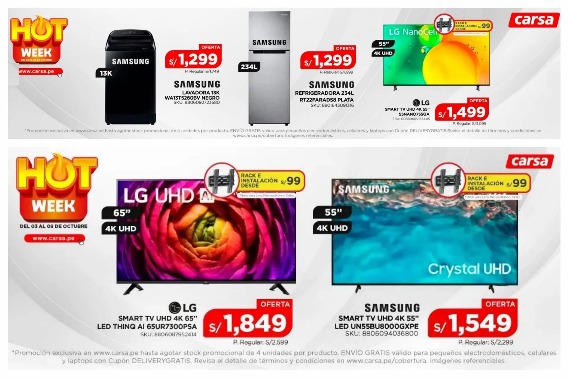 Catalogo de Catálogo Carsa 3 de octubre al 8 de octubre 2023 - Pag 1