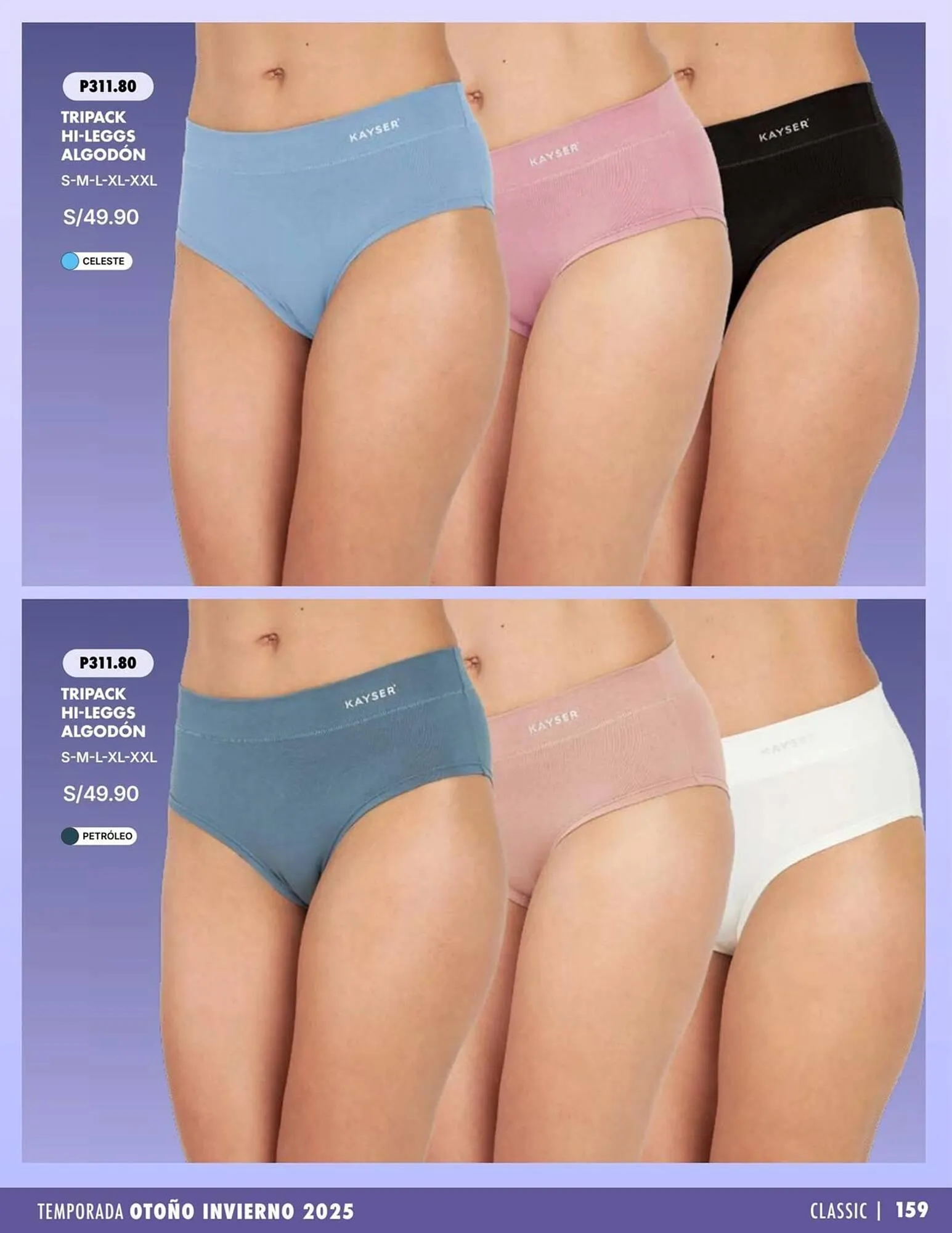 Catalogo de Catálogo Kayser 13 de mayo al 30 de junio 2025 - Pag 159