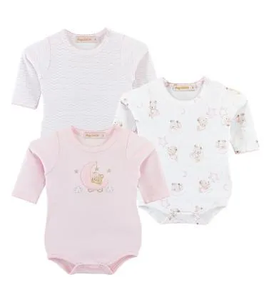 Pack de 3 Bodies de 100% Algodón Pima | Colección Sleep Tigh Bear