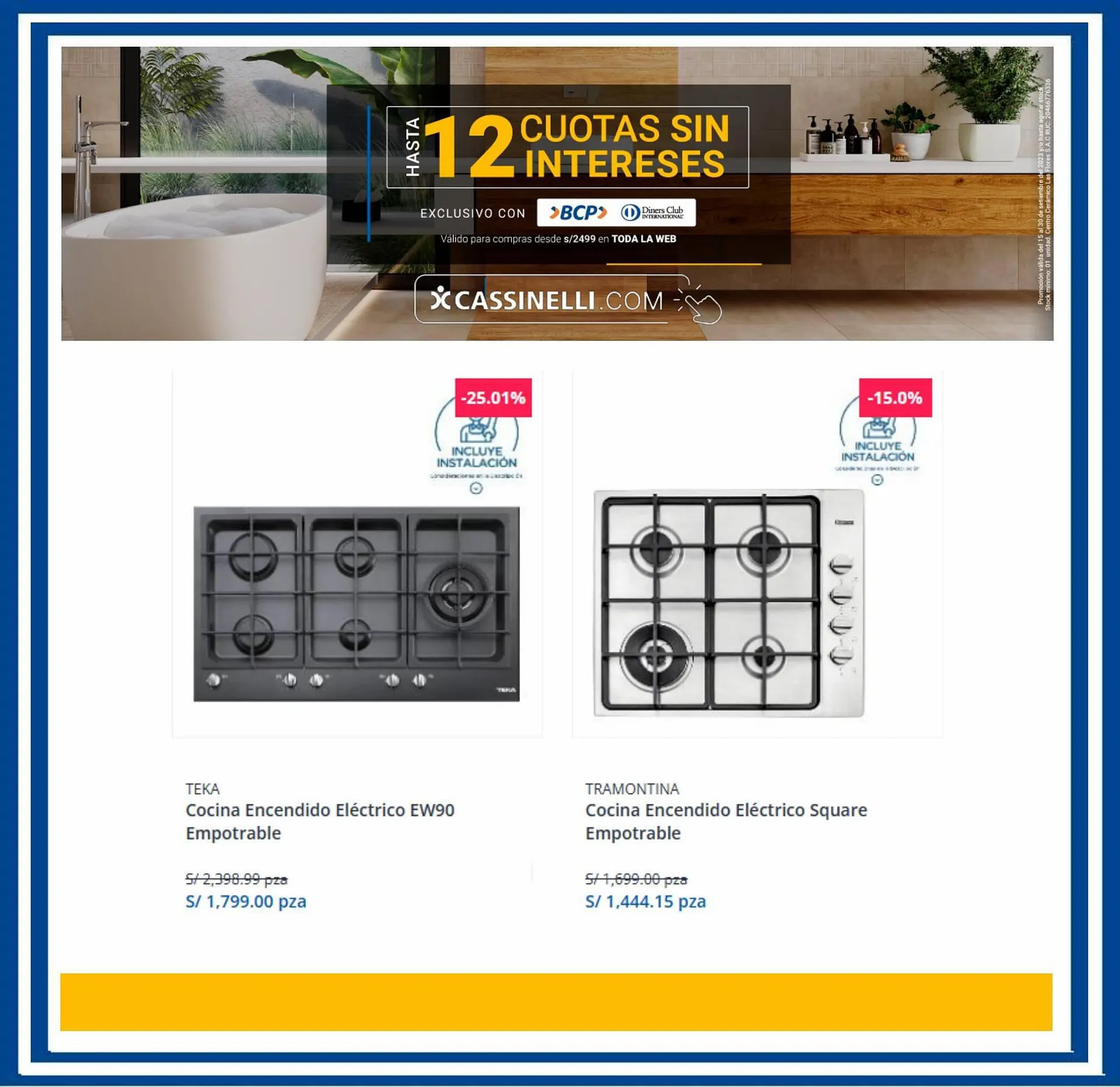 Catalogo de Catálogo Cassinelli 26 de setiembre al 4 de octubre 2023 - Pag 2