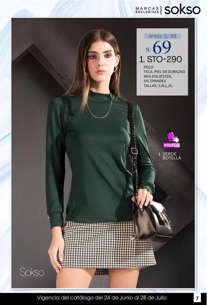 Catalogo de SOKSO TEXTIL & ACCESORIOS 24 de junio al 28 de julio 2024 - Pag 7