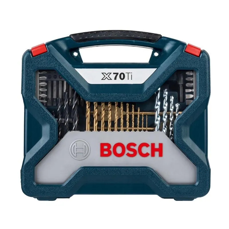 Set Puntas y Brocas Titanio Bosch X-Line 70 unidades