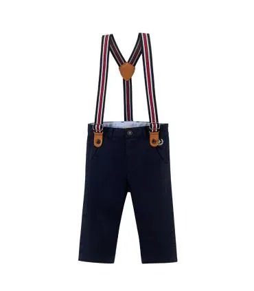 Pantalón Clásico con tirantes | Color Azul