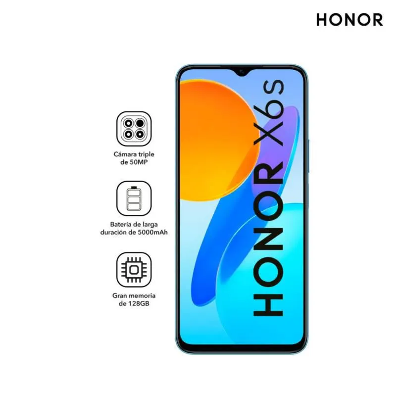 Smartphone HONOR X6s 4GB 128GB Blue